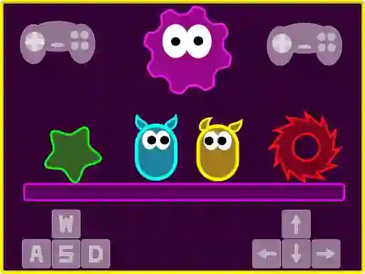 Cluiche Neon Slimes ar líne
