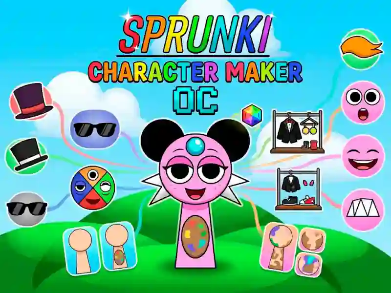 Cluiche Sprunki Character Maker OC ar líne