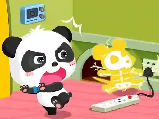 Cluiche Baby Panda Home Safety ar líne