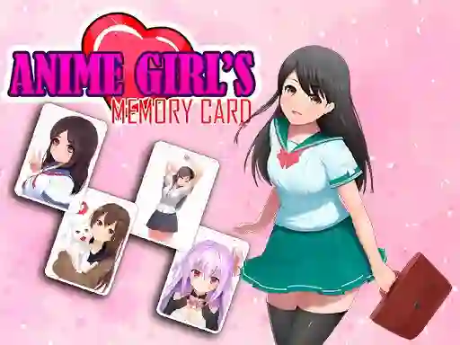 Cluiche Anime Girls Memory Card ar líne