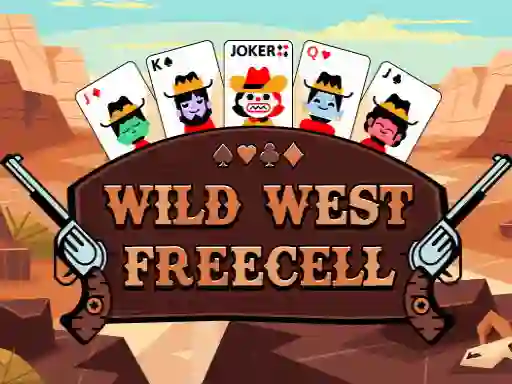 Cluiche Wild West Freecell ar líne