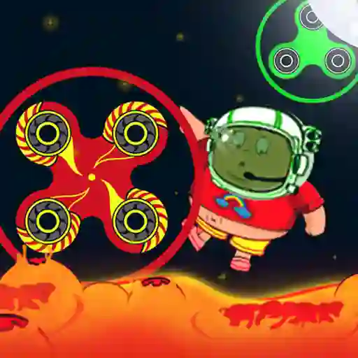 Cluiche Spinner Astro the Floor is Lava ar líne
