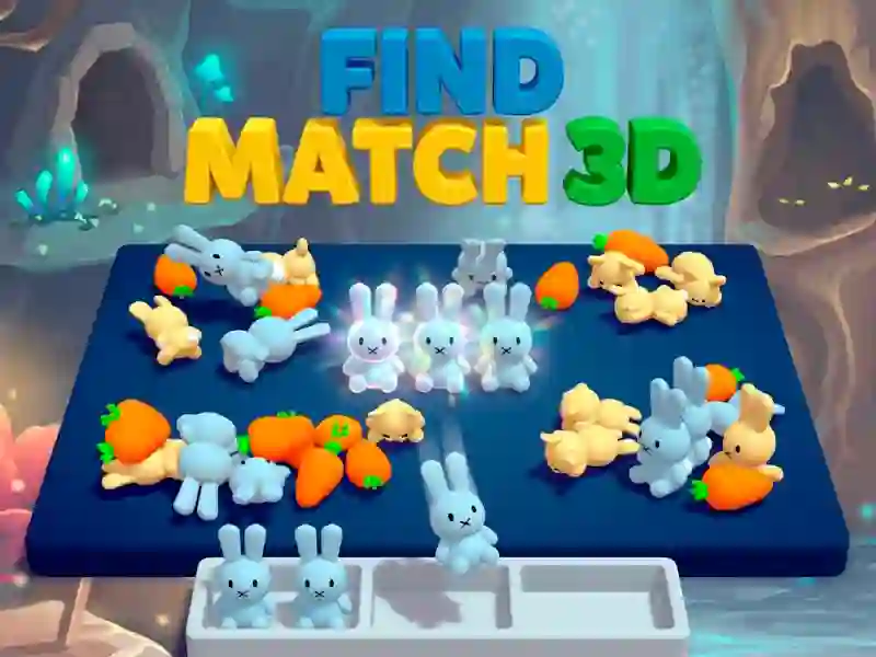 Cluiche Find Match 3D ar líne