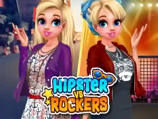 Cluiche Hipsters vs Rockers ar líne