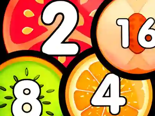Cluiche Merge Balls Shooter 2048 Connect Fruits ar líne