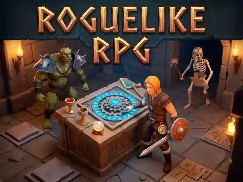 Cluiche Roguelike RPG ar líne