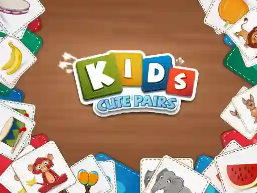 Cluiche Kids Cute Pairs ar líne