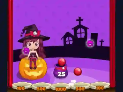 Cluiche Bubble Shooter Halloween ar líne