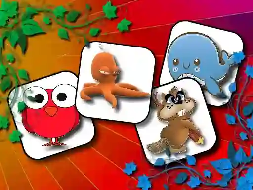 Cluiche Funny Animals Memory ar líne