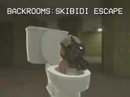 Cluiche Backrooms: Skibidi Escape ar líne