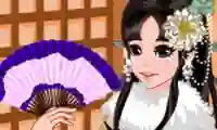 Cluiche Kimono Cutie Dress Up ar líne