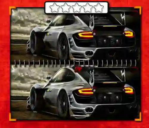 Cluiche Racing Cars 25 Differences ar líne