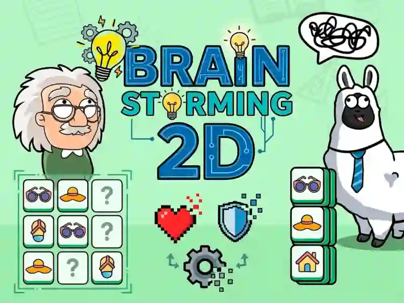 Cluiche Brainstorming 2D ar líne
