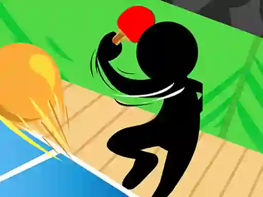 Cluiche Stickman Ping Pong ar líne