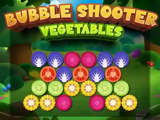 Cluiche Bubble Shooter Vegetables ar líne