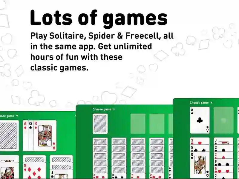 Cluiche Solitaire collection: klondike, spider & freecell ar líne