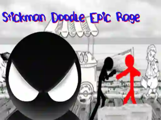 Cluiche Stickman Doodle Epic Rage ar líne