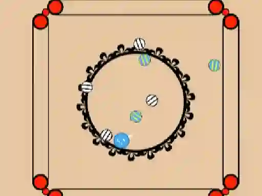 Cluiche Carrom ar líne