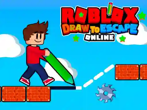 Cluiche Roblox Draw to Escape Online ar líne