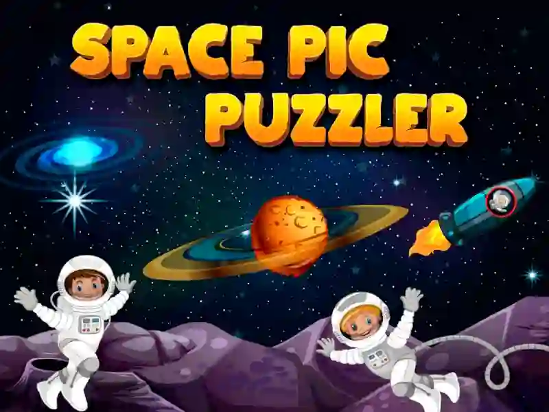 Cluiche Space Pic Puzzler ar líne