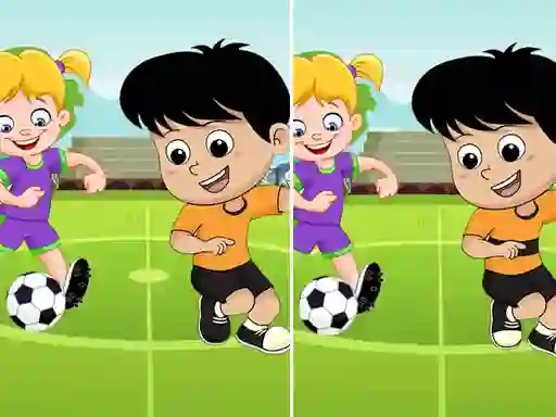Cluiche World Cup 2018 Find The Difference ar líne