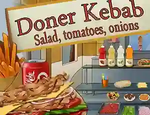Cluiche Doner Kebab Salad, Tomatoes, Onions ar líne