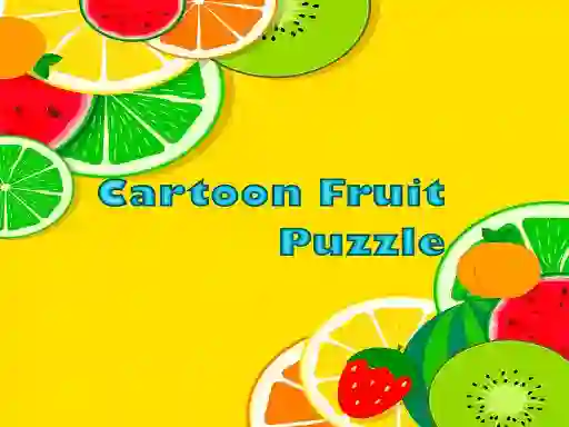 Cluiche Cartoon Fruit Puzzle ar líne