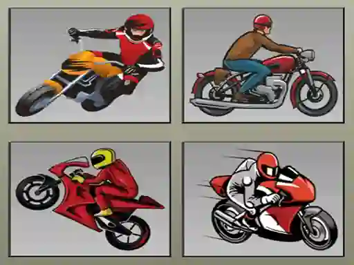 Cluiche Racing Motorcycles Memory ar líne