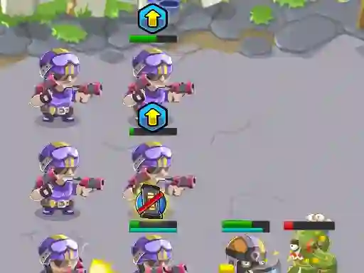 Cluiche Squad Defense ar líne