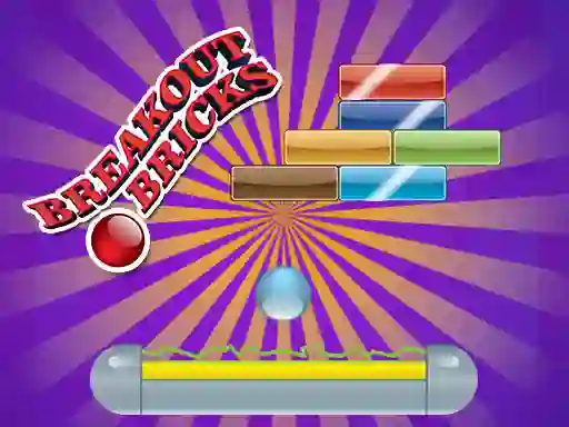 Cluiche Breakout Bricks ar líne