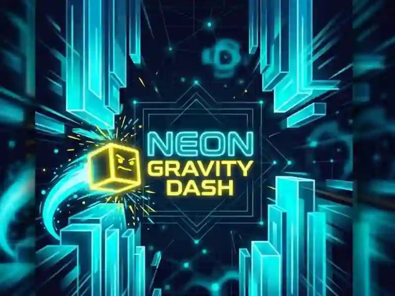 Cluiche Neon Gravity Dash ar líne