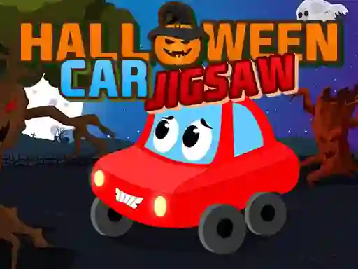 Cluiche Halloween Car Jigsaw ar líne