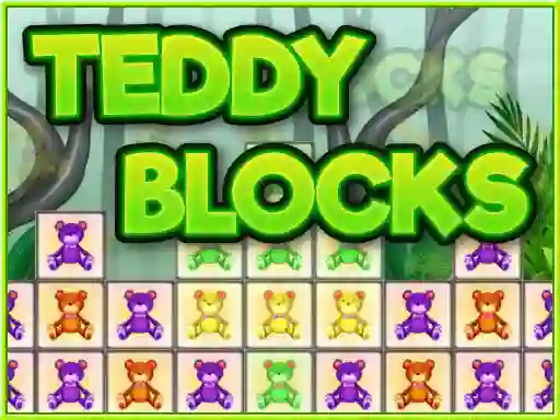 Cluiche Teddy blocks ar líne