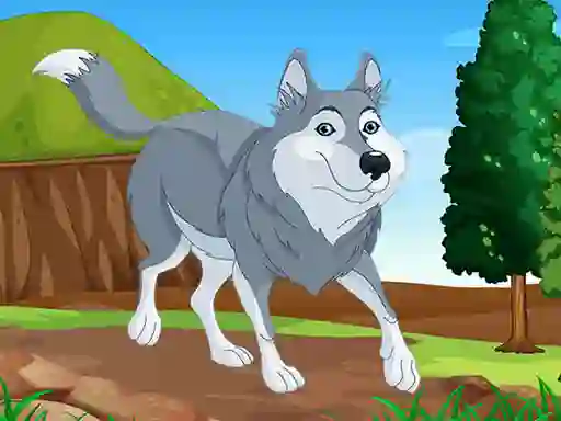 Cluiche Wolf Jigsaw ar líne
