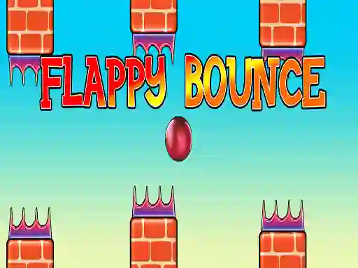 Cluiche Flappy Bounce ar líne