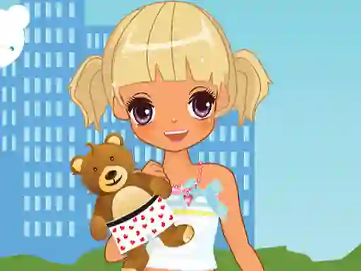 Cluiche Little Girl Dress Up ar líne