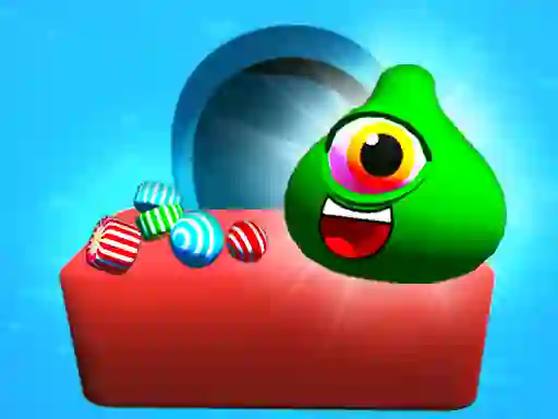 Cluiche Candy Monsters Puzzle ar líne