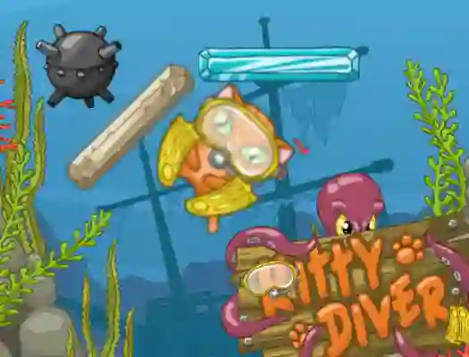 Cluiche Kitty Diver ar líne