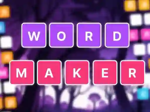 Cluiche Word Maker ar líne