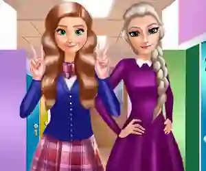 Cluiche Sisters Back to School ar líne