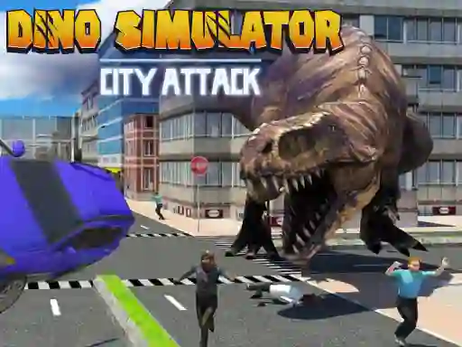 Cluiche Dino Simulator City Attack ar líne