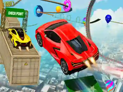 Cluiche Crazy Car Stunt Descent GT ar líne
