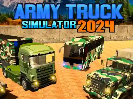 Cluiche Army Truck Simulator 2024 ar líne
