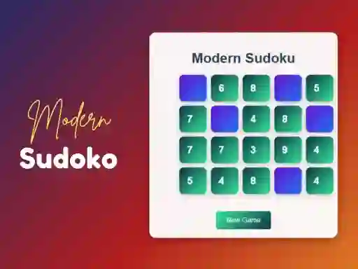 Cluiche Modern Sudoku ar líne