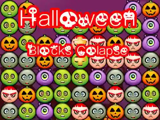 Cluiche Halloween Block Collapse ar líne