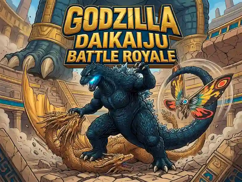 Cluiche Godzilla Daikaiju Battle Royale ar líne