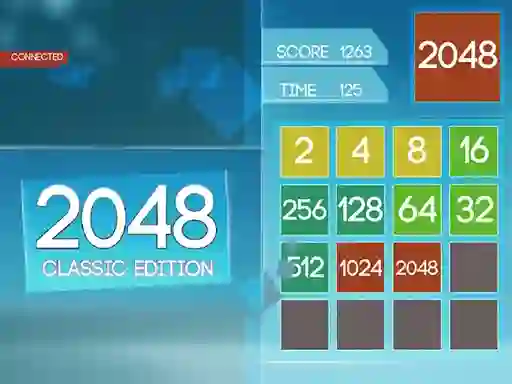 Cluiche 2048 Classic edition ar líne
