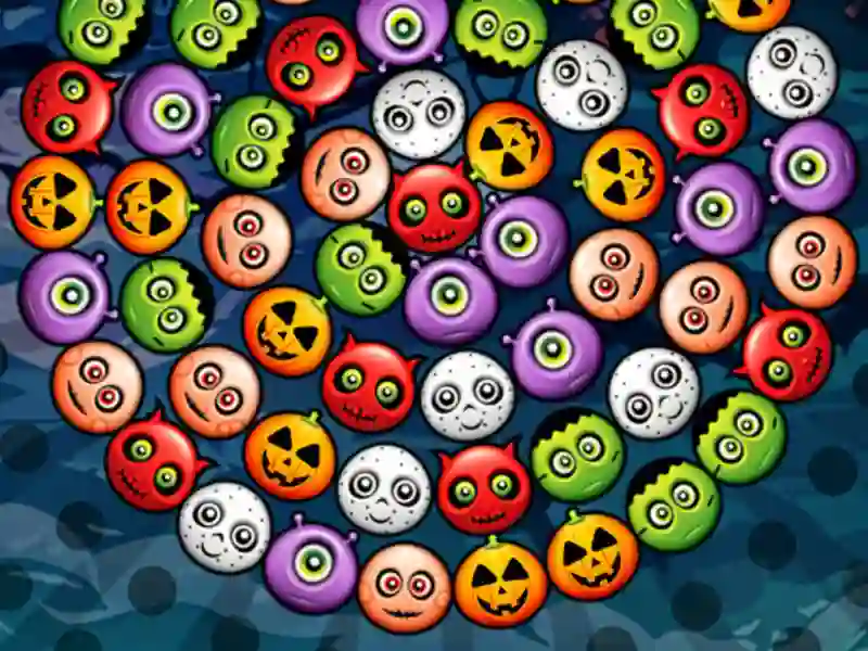 Cluiche Bubble Wheel Halloween ar líne