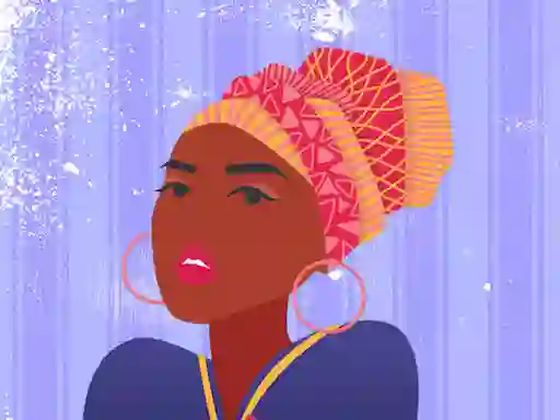Cluiche African Princess Jigsaw ar líne