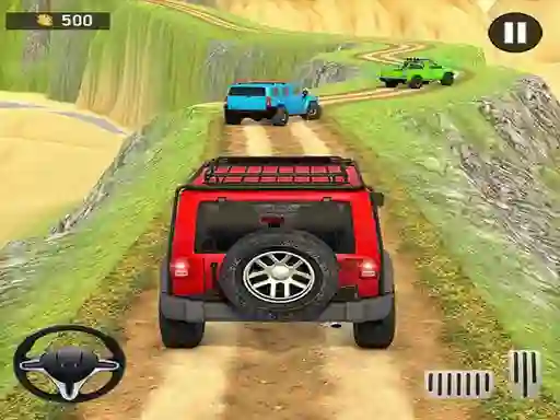 Cluiche Offroad jeep driving ar líne